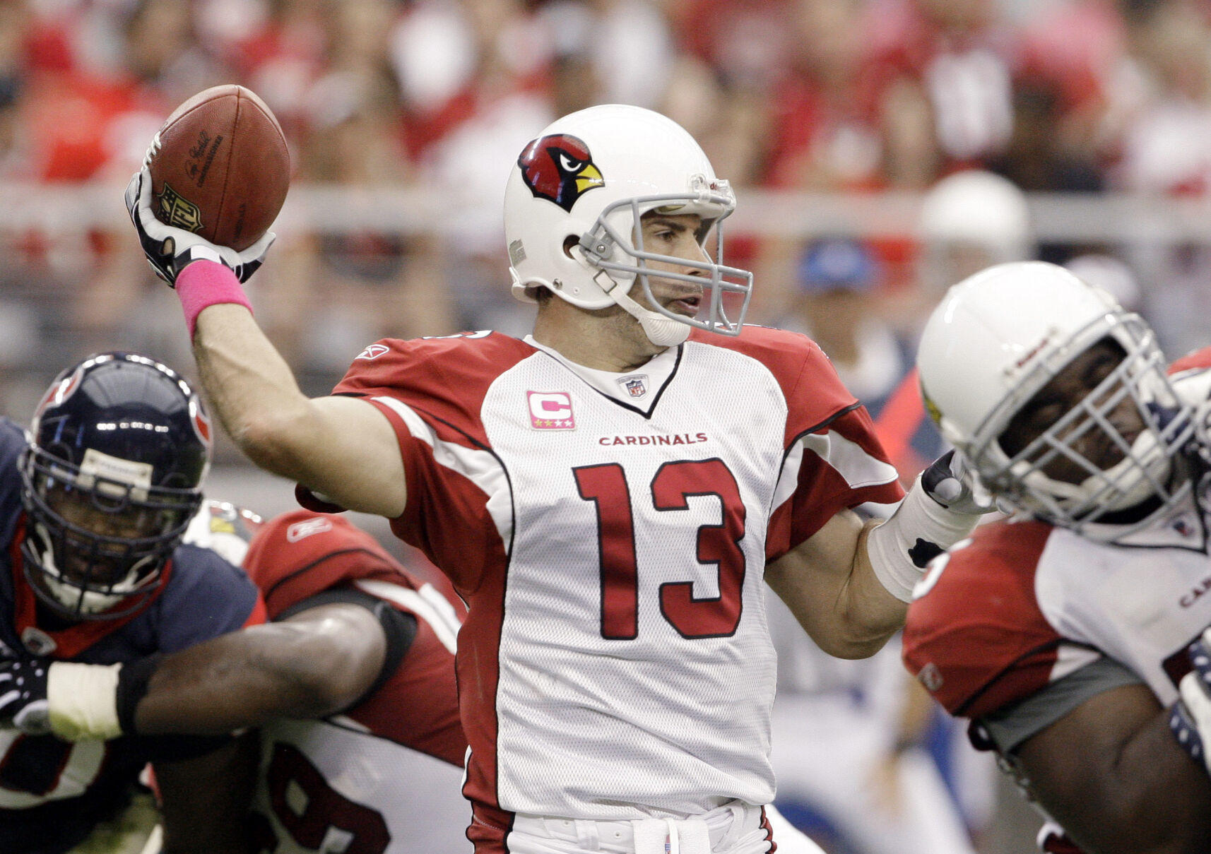 2009: Kurt Warner fastest to reach 50 300-yard games